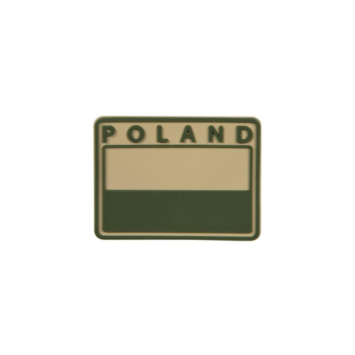 Helikon - Flaggenaufnäher Flaga PL Gaszona Polen - Khaki - OD-FP4-RB-13 - Flaggen