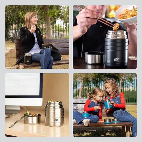 Outdoor - Esbit - Klassische Lebensmittel-Thermoskanne - 500 ml - Olive Green - FJ500ML-OG - Tassen & Thermoskannen