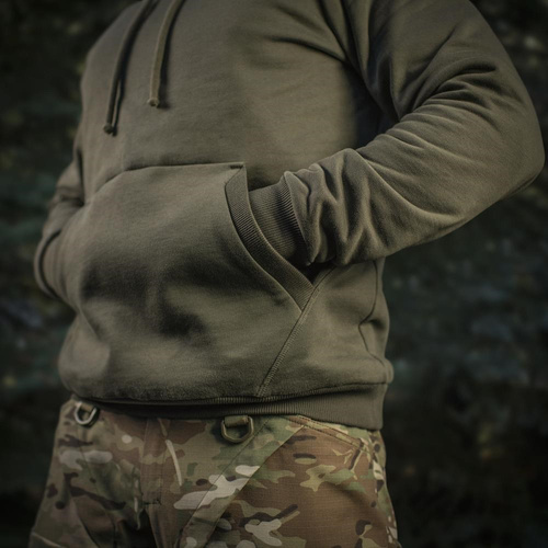 Militär-Sweatshirts - M-Tac - Taktischer Kapuzenpullover Cotton Raglan Hard Hoodie - Dark Olive - 51388048