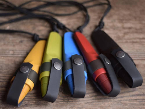 Outdoor - Morakniv - Eldris Feuer Starter Hals-Messer-Kit - blau - 12631 - Messer