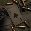 M-Tac - Militär-Patch Ace of Spades - Cordura 500D - Ranger Green / Schwarz - 51109232