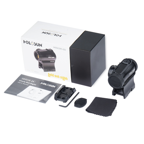 Holosun Kollimatorvisiere - Holosun - HE503R-GD Goldpunkt - niedrige Montage & 1/3 Co-Zeugen-Montage