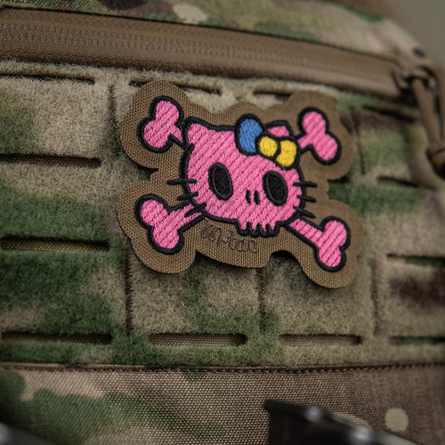 M-Tac – Kitty Pink Patch – Stickerei – Gelbe und Blaue Schleife – Coyote – 51393005 - Morale Patch - Verschiedenes