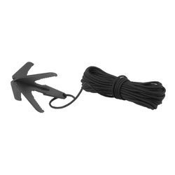 EDCX - Enterhaken mit Paracord 15 m - Schwarz - 3308
