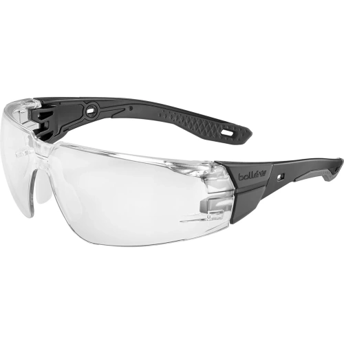 Bolle Safety - Schutzbrille RUSH+ 2.0 - EN ISO 16321-1 - Platinum - Durchsichtig - RUSPMN10E - Gesichtsschutz