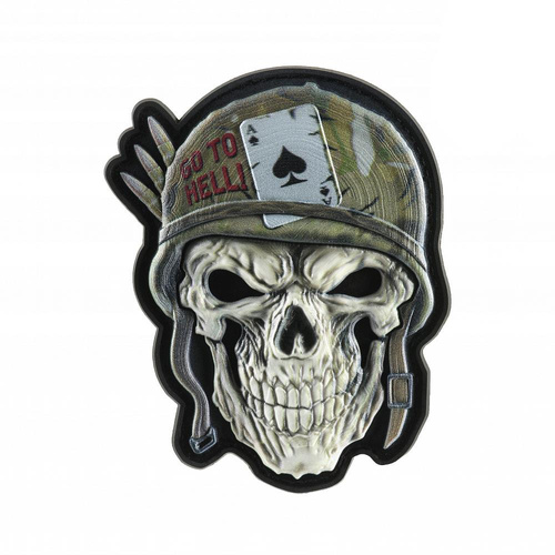 M-Tac - Patch Helmschädel - Moral-Patch - Oliv - 51338101 - Andere