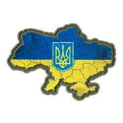 M-Tac – Ukraine-Patch mit Wappen – Cordura 500D – Gelb/Blau – 51348032