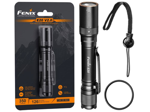 Fenix - E20 V2.0 Taschenlampe - 350 Lumen - LED-Taschenlampen - Outdoor