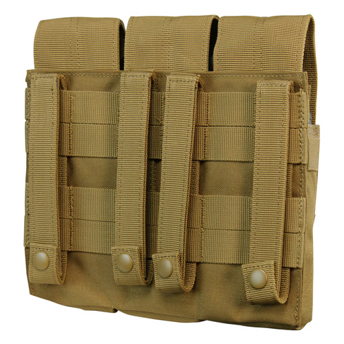 Magazin & Munitionstaschen - Condor - MOLLE AK-Magazinetasche Kangaroo - Verdreifachen - Coyote Brown - MA72-498