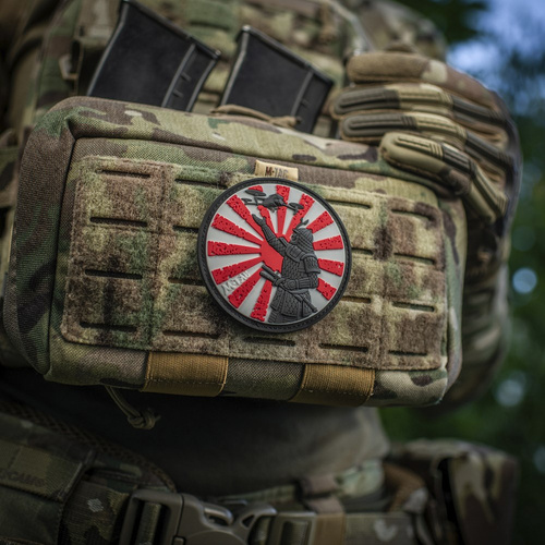 M-Tac – Aufnäher „Der Weg des Samurai“ – 3D PVC – Weiß/Rot – 51338302 - 3D PVC Morale Patches - Verschiedenes