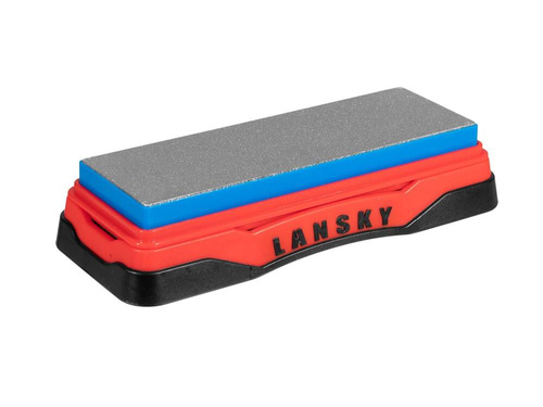 Lansky - Doppelseitiger Diamant-BenchStone Schärfgerät (Mittel / Fein) - 6 x 2" - DB-2860 - Messerschärfer