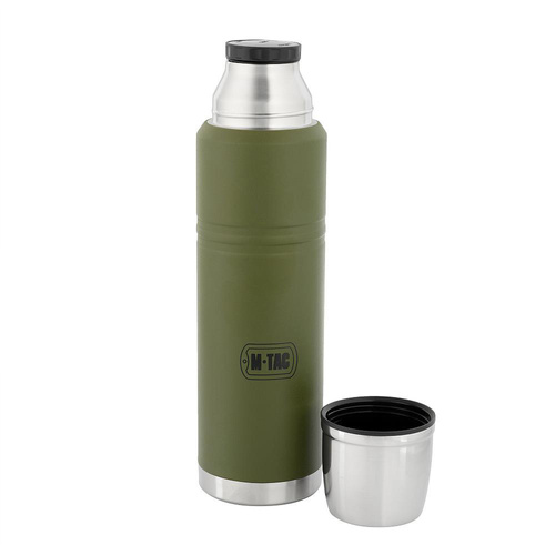 Tassen & Thermoskannen - M-Tac - Edelstahl-Thermoskanne - 1000 ml - Olive - UN-B04-1000A