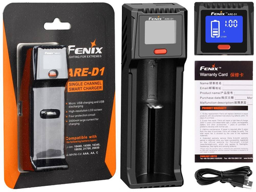 Fenix - ARE-D1 Einkanaliges intelligentes Batterieladegerät - Batterieladegeräte - Outdoor