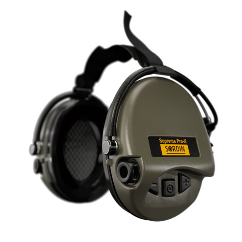 Sordin - Aktiver Gehörschützer Supreme Pro-X - Nackenbügel - Grün - 76302-X-G-S - Aktive Kopfhörer