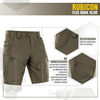 M-Tac - Taktische Shorts Rubicon Flex - 4-Way Stretch - YKK - Dark Olive - 20070048