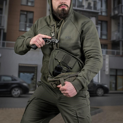 M-Tac - Sphaera Hex Hardsling Tasche Large Elite - Cordura - Ranger Green - 51422023 - Gürtel, Bein & Hüfttaschen