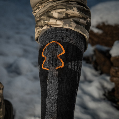 M-Tac - Socken Coolmax 75% lang - Schwarz - FL-2103-2 - Trekkingsocken - Bekleidung