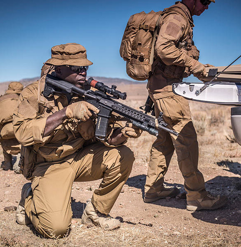 Helikon - MBDU® (Modern Battle Dress Uniform®) Hosen - NyCo Ripstop - RAL 7013 - SP-MBD-NR-81 - Cargohosen - Bekleidung