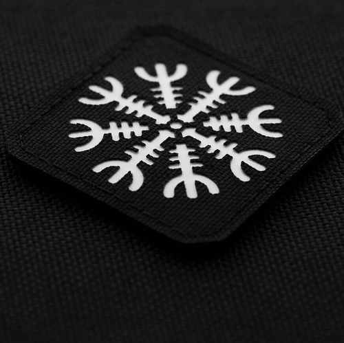 M-Tac - Helm of Terror Patch - 500D Cordura - Fluorescent - Laser Cut - Schwarz/GID - 51220299 - Andere - Verschiedenes