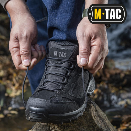 Militärstiefel - M-Tac - Taktische Stiefel Herbst/Frühling - Polyester - Schwarz - 1JJ115 / 2WPLV