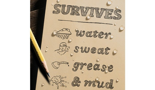 Rite in the Rain - Allwetter-Notizbuch - 3 x 5" - 435 - flache dunkle Erde - Notizbücher & Zubehör