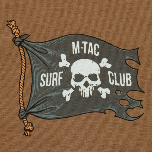 M-Tac - Surf Club T-Shirt - Coyote Brown - 80062017 - T-Shirts