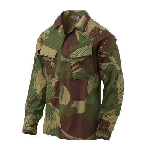 Helikon - Militär-Sweatshirt Raid - Ripstop - 8 Taschen - Rhodesian Camo - BL-RAD-SP-1K - Hemden & Pullover