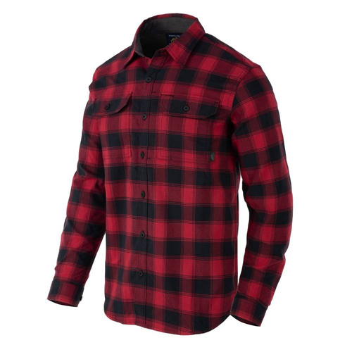 Helikon - Greyman Hemd - Coral Crimson Checkered - KO-GMN-NS-PH - Hemden & Pullover