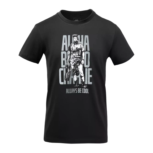 Helikon - T-shirt Alpha Bravo Charlie - Baumwolle - Schwarz - TS-ABH-CO-01 - T-Shirts - Bekleidung