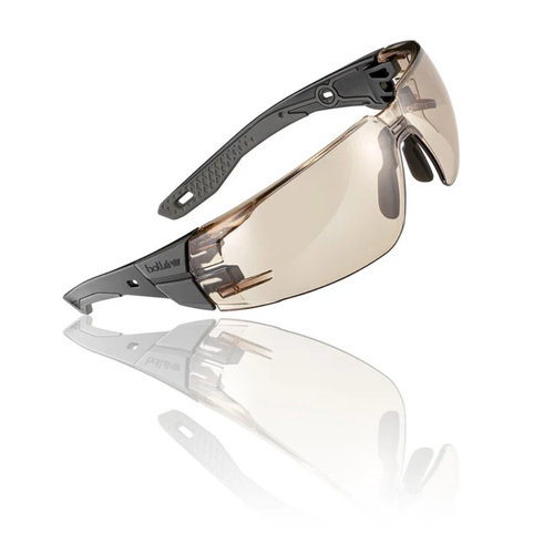 Augenschutz - Bolle Safety - Schutzbrille RUSH+ 2.0 - EN ISO 16321-1 - Platinum - Copper - RUSPMN30E - Gesichtsschutz