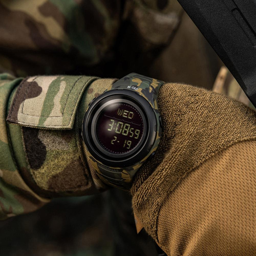 Uhren - M-Tac - Taktische Uhr 2166 - LED - 5 ATM - Schwarz - 50008030
