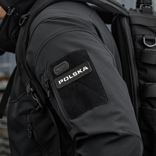 M-Tac - Aufnäher - Polen 25x80 - Laserschnitt fluoreszierend - Schwarz/Weiß - 51004202 - Einheiten & Funktionen - Verschiedenes