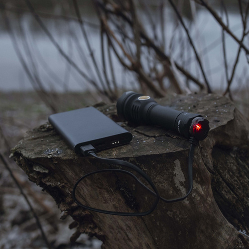 Outdoor - Armytek - Taktische Taschenlampe Prime C2 Pro Max - Magnetisches Ladegerät - 4000 lm - 21700 - Schwarz - F08601C - LED-Taschenlampen