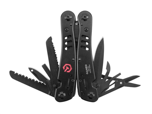 Ganzo - Multitool mit einem Satz Bits - 14 Werkzeuge - G301-B - Multitools