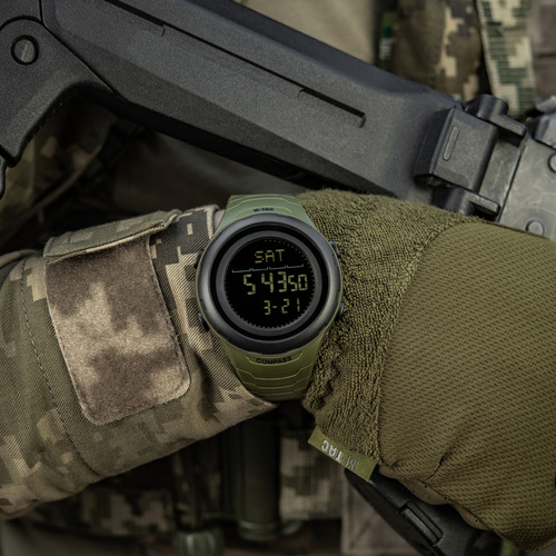 M-Tac - Taktische Uhr 2166 - LED - 5 ATM - Grün - 50008001 - Uhren - Verschiedenes