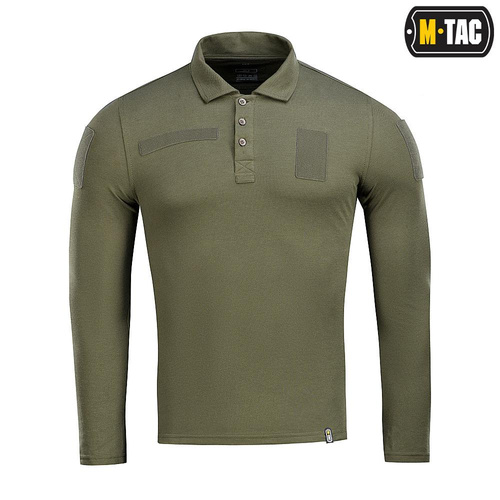 Poloshirts - M-Tac - Taktisches Poloshirt mit langen Ärmeln - Army Olive - 80021062