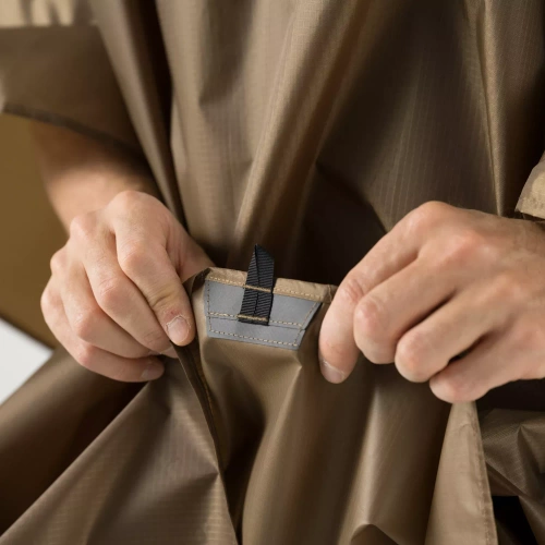 Bekleidung - Helikon - Poncho Lightweight - Polyester Ripstop - Earth Brown - PO-LHW-PO-0A - Ponchos - Regenumhänge