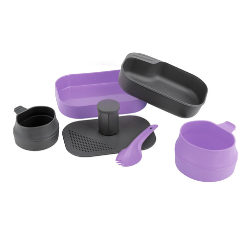 Wildo - Camp-A-Box Complete Campingsset - Lilac - W10266 - Touristische Kochgeschirrsets