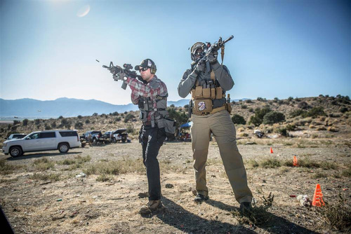 Magazin & Munitionstaschen - Helikon - Panel mit AR / AK Competition Carbine Wings Set® Magazintasche - Schwarz / Shadow Grey - AC-CWS-CD-3501A