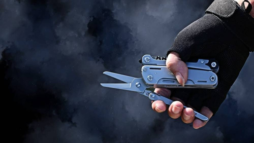 Roxon - Multitool S801S mit einem Satz Bits - Perlgrau - CM1334 - Multitools