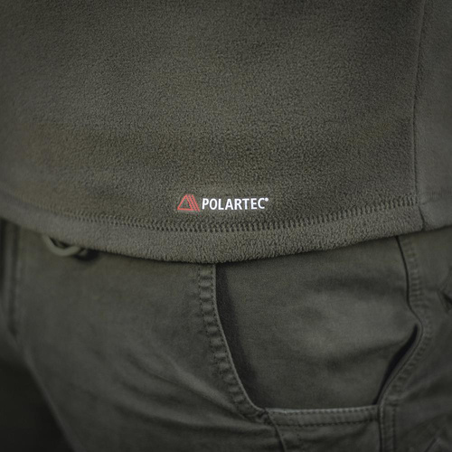 M-Tac - Militär-Fleece Delta Polartec Cardigan Raglan - Dark Olive - 70022048 - Fleece-Sweatshirts