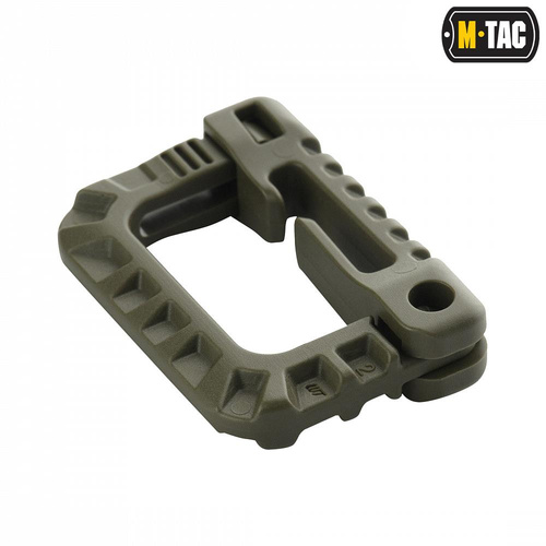 M-Tac - Grimloc-Karabiner - OD Grün - 3158-OD - Kunststoffkarabiner