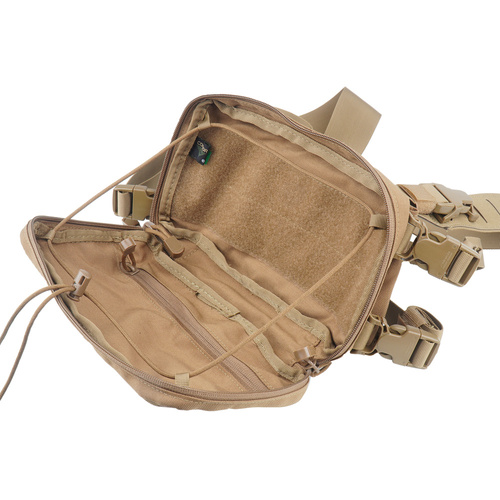 Ausrüstung - Condor - Stowaway Chest Rig Taktische Weste - MOLLE - Coyote - 201236-498 - Modulare Westen