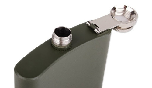 Hüftflaschen - MFH - Edelstahlflasche - 225 ml - Oliv - 33275A