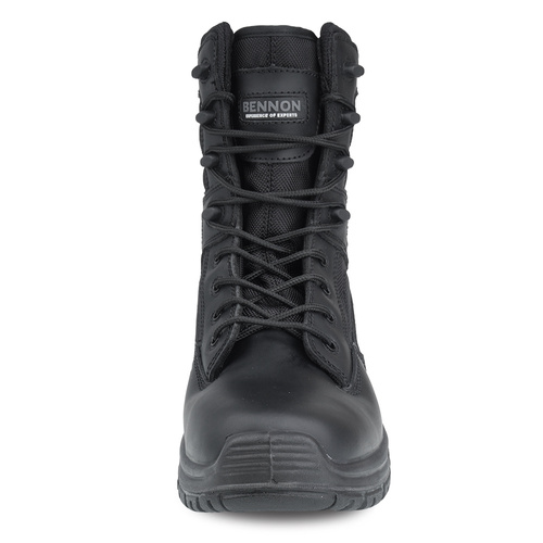 Bekleidung - Bennon - Commodore Light O1 Militärstiefel - Hoch - Schwarz - Z20359 - Militärstiefel