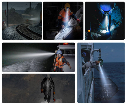 LED-Taschenlampen - NEXTorch - Max Star LED wiederaufladbare Stirnlampe - 1200 lm - Schwarz - MAX STAR