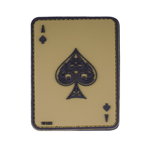 101 Inc. - 3D-Aufnäher - Pik-As - Grün - 444130-5111 -  3D PVC Morale Patches