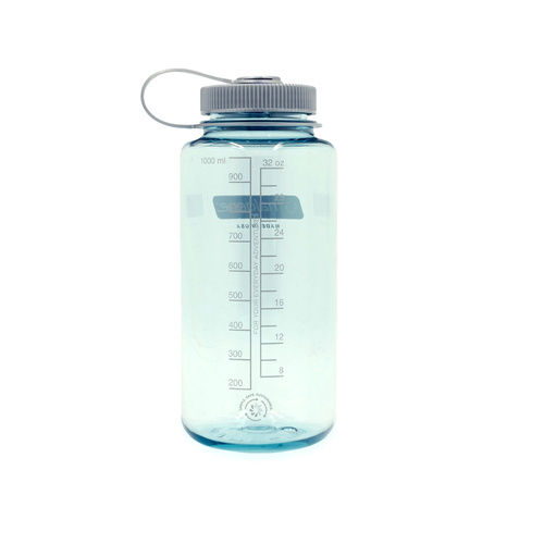Wasserbehälter & Feldflaschen - Nalgene - 32 oz Wide Mouth Sustain Flasche - 63 mm Kappe - 1.1L - Seafoam - 2020-1632