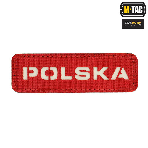 M-Tac - Aufnäher Polen 25x80 - Laserschnitt - Rot / Weiß - 51004333 - Andere
