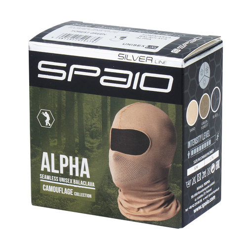 Spaio - Thermoaktive Sturmhaube Alpha Unisex - Schwarz - Sturmhauben - Bekleidung